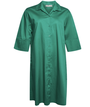 Elton Wiga Skjortklänning Green